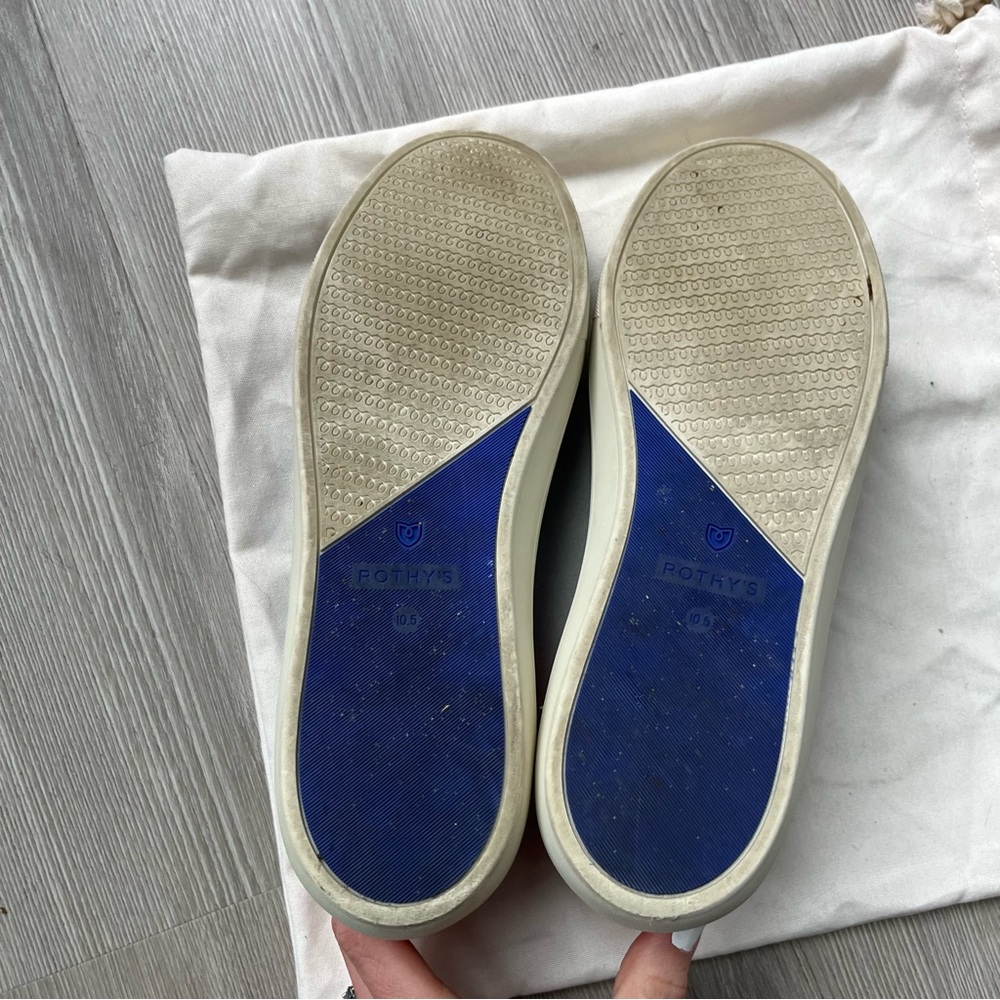 EUC 10.5 Blue Rothy’s Arctic Chelsea Sneakers - Picture 7 of 7